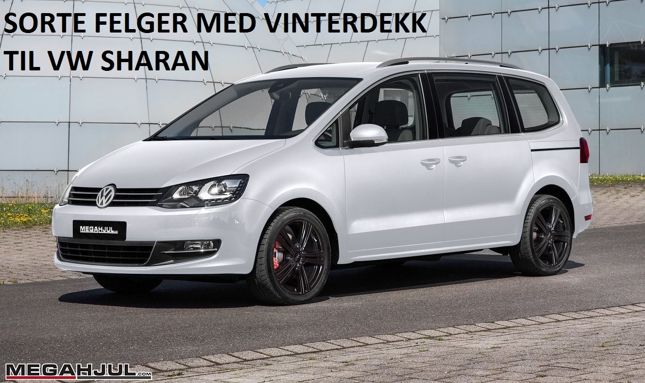 sorte-felger-med-vinterdekk-til-volkswagen-sharan